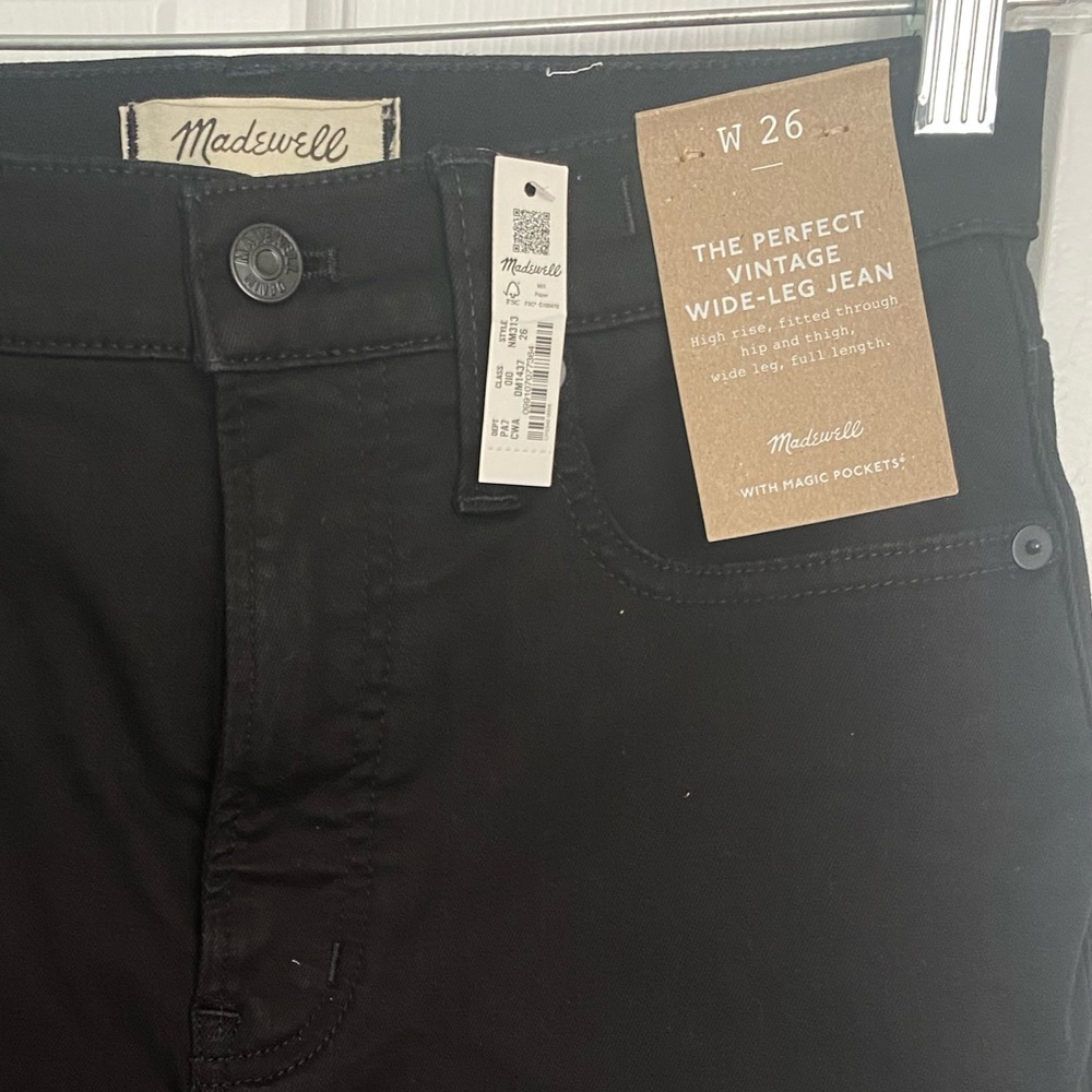 Madewell Perfect Vintage High-Rise Wide-Leg Jeans